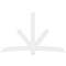 Ekena Millwork Alberta Architectural Grade PVC Gable Bracket, 96"W x 60"H x 2"D x 6"F, 15/12 Pitch GBP096X60X0206ALB00 - alternate 3